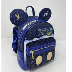 Disney Parks Loungefly Backpack Mickey Main Attraction Peter Pan's Flight New